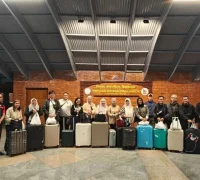 WNI bersiap pulang di Bandara Internasional Tribhuvan, Kathmandu, Nepal WNI bersiap pulang di Bandara Internasional Tribhuvan, Kathmandu, Nepal. (Kemlu RI)