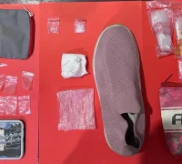 Barang bukti sabu dan peralatan terkait yang diamankan polisi di Sanggau. (Foto: Res-Sgu)