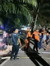 Tim gabungan memadamkan karhutla di Sukadana Kayong Utara hingga dini hari. (Res-KKU)