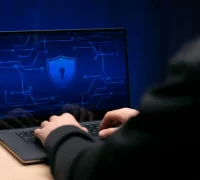 Ilustrasi keamanan siber Indonesia dengan tampilan jaringan digital dan simbol perlindungan data sebagai respons terhadap meningkatnya insiden siber sepanjang 2025. (Freepik)