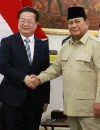 Presiden Prabowo Subianto menerima Menteri Keamanan Tiongkok Chen Yi Xin di Istana Negara Jakarta.