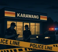 2d2998cf-0c4d-4496-b3dc-7af51c00d131 ilustrasi - polisi melakukan penyelidikan kasus pembunuhan di Karawang