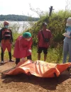 Tim gabungan mengevakuasi jasad warga Desa Sungai Alai yang ditemukan di Sungai Kapuas Kabupaten Sanggau.