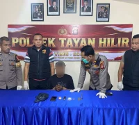Polisi menyita 8,76 gram sabu dari pria di Tayan Hilir Sanggau. (Res-Sgu)