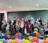 Wali Kota Singkawang Tjhai Chui Mie menghadiri peringatan Hari Disabilitas Internasional 2025 bersama anak-anak disabilitas. (MC Singkawang)