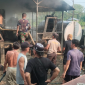 Dua mesin utama berupa genset DEUTZ dan mesin Yanmar pada tower telekomunikasi Indosat di Dusun Jaya Laksana, Desa Nanga Embaloh, Kapuas Hulu, hangus terbakar dengan kerugian ditaksir Rp90 juta, Jumat (9/10/2026). (Foto: Res-Kapuas Hulu)