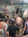 Dua mesin utama berupa genset DEUTZ dan mesin Yanmar pada tower telekomunikasi Indosat di Dusun Jaya Laksana, Desa Nanga Embaloh, Kapuas Hulu, hangus terbakar dengan kerugian ditaksir Rp90 juta, Jumat (9/10/2026). (Foto: Res-Kapuas Hulu)