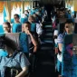 Puluhan WNI bersiap dipulangkan dari Depot Imigrasi Kota Nanas Johor menuju Indonesia.