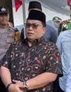 Wakil Bupati Kubu Raya H. Sukiryanto meninjau harga gas melon dan operasi pasar murah di Desa Puguk.