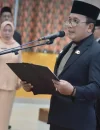 Bupati Kubu Raya Sujiwo melantik pejabat pimpinan tinggi pratama, Selasa (17/3/2026).