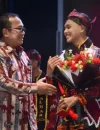Bupati Kubu Raya Sujiwo saat menghadiri Lanceng Praben Kalbar 2026 di Qubu Resort, Sabtu malam (4/4/2026).