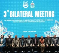 Pertemuan bilateral Imigrasi Indonesia dan Jabatan Imigresen Malaysia membahas penguatan keamanan perbatasan serta pemberantasan kejahatan lintas negara di Bandung. (Foto: JIM Malaysia)