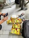 922238 (1) Tas ransel hitam berisi paket sabu seberat lima kilogram hasil penggagalan penyelundupan di Pelabuhan Bakauheni, Lampung. (Mediahub.Polri)
