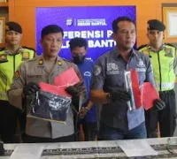 Barang bukti cula ikan pari dan kunci L yang digunakan pelaku penusukan di TPI Depok, Bantul. (mediahub.polri.go.id)