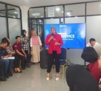 Pelatihan Publik Speaking yang digelar di Kantor Imigrasi Pontianak.
