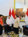 Presiden Prabowo menerima Marc Marquez di Istana Merdeka Presiden Prabowo menerima Marc Marquez di Istana Merdeka. (Kemenpora)