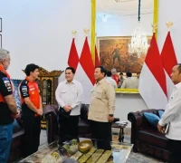 Presiden Prabowo menerima Marc Marquez di Istana Merdeka Presiden Prabowo menerima Marc Marquez di Istana Merdeka. (Kemenpora)
