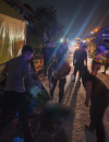 Kondisi sepeda motor Honda Beat dan truk yang terlibat tabrakan maut di Jalan Merdeka Timur, Sekadau, Kamis dini hari. (Foto: Res-Sekadau)