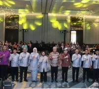 Sekda Kalbar Harisson membuka Raker APEKSI Regional Kalimantan 2026 di Hotel Novotel Pontianak.
