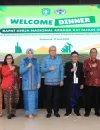 Sekda Kalimantan Barat Harisson saat menghadiri Rakernas XVI ARSADA 2026 di Pendopo Gubernur Kalbar, Pontianak.