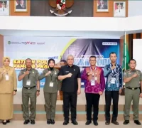 Sekda Kalbar Harisson membuka pelatihan Satpol PP dan workshop perangkat daerah di Aula BPSDM Kalimantan Barat.