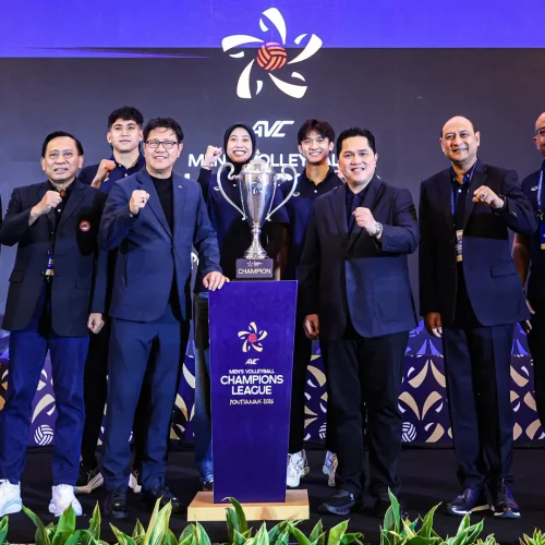 Drawing AVC Men’s Volleyball Champions League 2026 yang menetapkan Pontianak sebagai tuan rumah turnamen voli klub Asia.