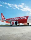 Pesawat AirAsia di landasan terkait pembatasan penerbangan Pontianak Kuching