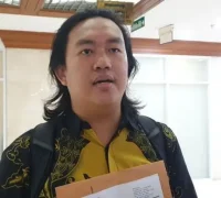 Aktivis KontraS Andrie Yunus korban penyiraman air keras di Salemba Jakarta.