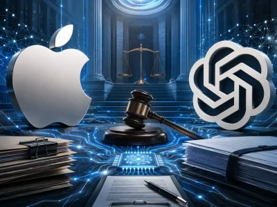 Ilustrasi logo - Gugatan Apple terhadap OpenAI terkait dugaan penyalahgunaan rahasia dagang di industri kecerdasan buatan.