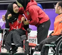 Atlet Indonesia berlaga dalam Asian Para Games Aichi-Nagoya 2026 di Jepang saat kontingen Merah Putih melampaui target perolehan medali emas. (Foto: instagram.com/erickthohir)
