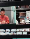 Gubernur Kalbar Ria Norsan mengikuti rakor pembangunan perumahan dan mengusulkan BSPS bagi warga terdampak karhutla.