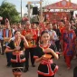 Bupati Bengkayang Sebastianus Darwis membuka Festival Barape Sawa 2026 dengan prosesi pemukulan gong di Ramin Bantang Bengkayang.