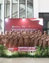 Wagub Kalbar Krisantus Kurniawan usai memimpin apel pembukaan Program Pengembangan Kompetensi Pejabat Pimpinan Tinggi Pratama.