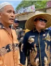 Bupati Kubu Raya Sujiwo meninjau penataan Jalan Alianyang di simpang Desa Durian Sungai Ambawang, Kamis (12/2/2026).