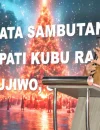 Bupati Kubu Raya Sujiwo menghadiri Perayaan Natal PPHTGD dan menyampaikan pesan kerukunan umat beragama. (instagram.com/prokopim_kuburaya)