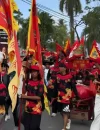 Suasana meriah perayaan Cap Go Meh 2026 di Singkawang dengan parade Tatung dan ribuan warga memenuhi sepanjang jalan kota.