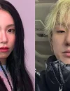 Chaeyoung TWICE dan Zion.T yang dikabarkan masih menjalin hubungan asmara.