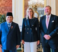 Presiden Prabowo Subianto disambut Raja Willem-Alexander dan Ratu Máxima di Istana Huis ten Bosch Presiden Prabowo Subianto disambut Raja Willem-Alexander dan Ratu Máxima di Istana Huis ten Bosch. (BPMI Setpres)