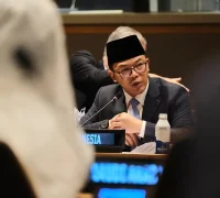 Menteri Luar Negeri Indonesia Sugiono desak dunia hentikan senjata nuklir Menteri Luar Negeri Indonesia Sugiono desak dunia hentikan senjata nuklir. (instagram.com/sugiono_56)