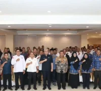 Sekda Kalbar Harisson saat menghadiri rapat penataan desa tahun 2026 di Pontianak, Rabu (17/6/2026).
