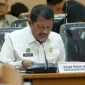 Dirjen Pas Mashudi saat RDPU Komisi XIII DPR RI sebelum mengundurkan diri dari jabatannya. (Foto: ditjenpas)