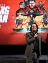 Glenn Powell dan Edgar Wright dalam promosi film The Running Man 2025. (instagram.com/runningmanmovie)