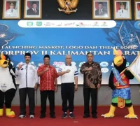 Peluncuran logo dan maskot FORPROV II Kalbar 2026 di Kota Singkawang yang melibatkan 22 INORGA.