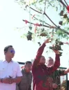 Gubernur Kalbar Ria Norsan membuka Festival Bakcang Pontianak 2026 di kawasan Waterfront Pontianak.