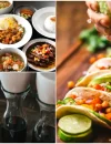tren kuliner 2025 Kolase makanan Indonesia modern, tacos plant-based, dan coffee shop aesthetic sebagai tren kuliner 2025. (unsplash.com/@briewilly,- @uyk, -@squareinc)