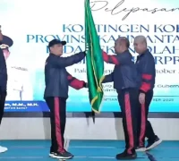 Gubernur Kalbar Ria Norsan melepas Kontingen KORPRI Kalbar menuju PORNAS XVII 2025 Gubernur Kalbar Ria Norsan melepas Kontingen KORPRI Kalbar menuju PORNAS XVII 2025