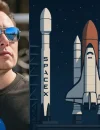 FotoJet – 2025-10-24T172952.108 Ilustrasi - kolase Elon Musk bersama roket SpaceX dan logo NASA. (X.com/ElonMusk)