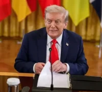 Presiden Donald Trump umumkan tarif impor baru Amerika Serikat 2025 Presiden Donald Trump umumkan tarif impor baru Amerika Serikat 2025. (instagram.com/realdonaldtrump)