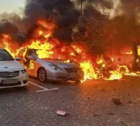 Ledakan akibat serangan udara Rusia di Ukraina, 20 September 2025 Ledakan akibat serangan udara Rusia di Ukraina, 20 September 2025. (x.com/KyivInsider)