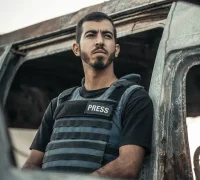 G3FD1UmW4AA_Y6V Jurnalis Palestina Saleh al-Jafarawi saat meliput konflik di Gaza sebelum tewas ditembak. (x.com/hafizsaadriaz)